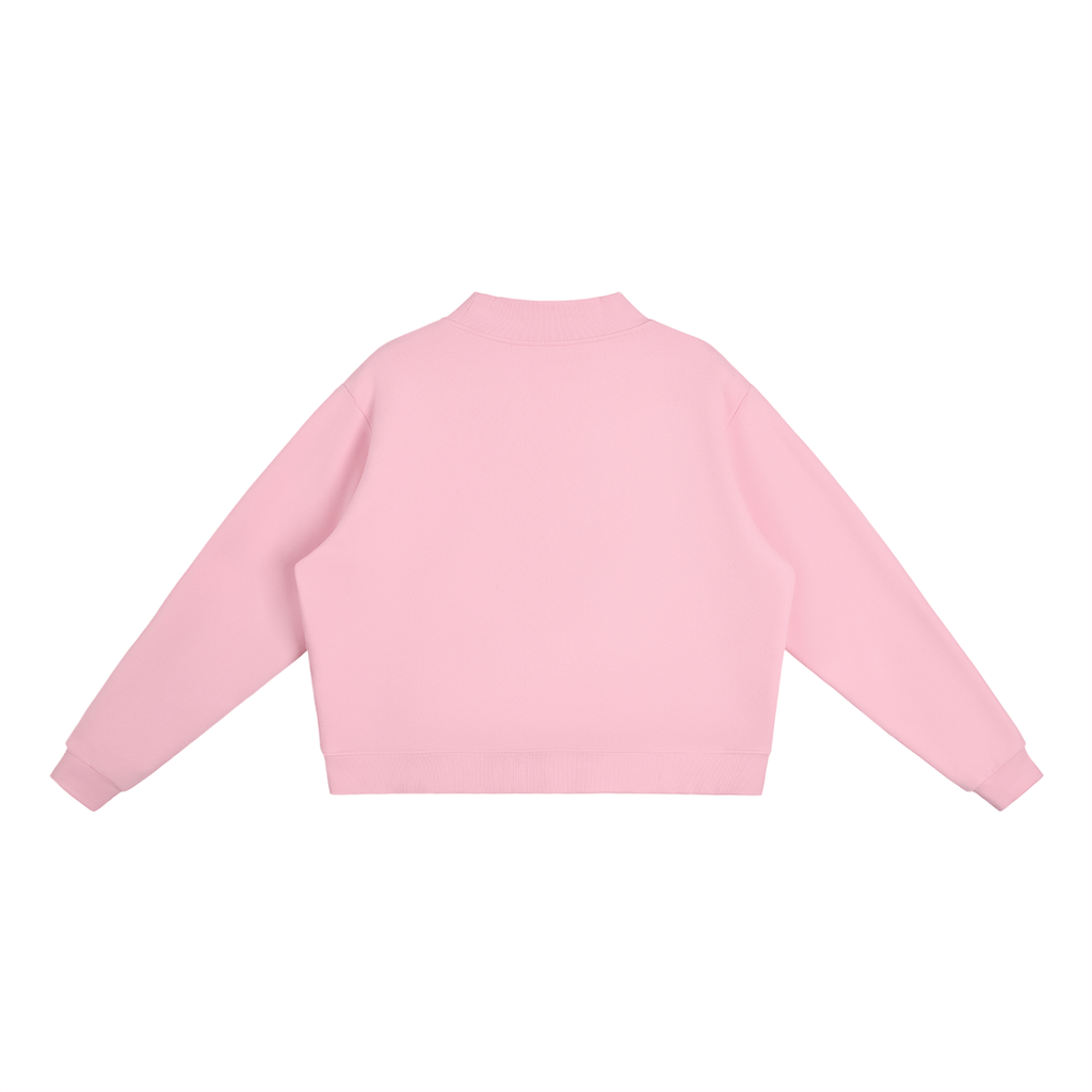 Buffalo Mock-Neck Crew Sweatshirt by ROC MAFIA