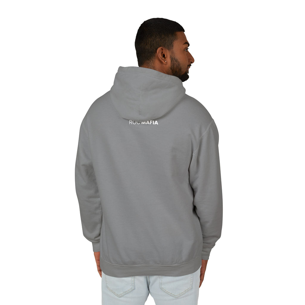 ROC MAFIA Buffalo Hoodie — Lightweight Chest-Logo Sweatshirt