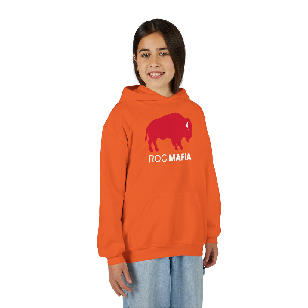 ROC MAFIA Youth Hoodie — Rochester/Buffalo Kids Spirit Sweatshirt