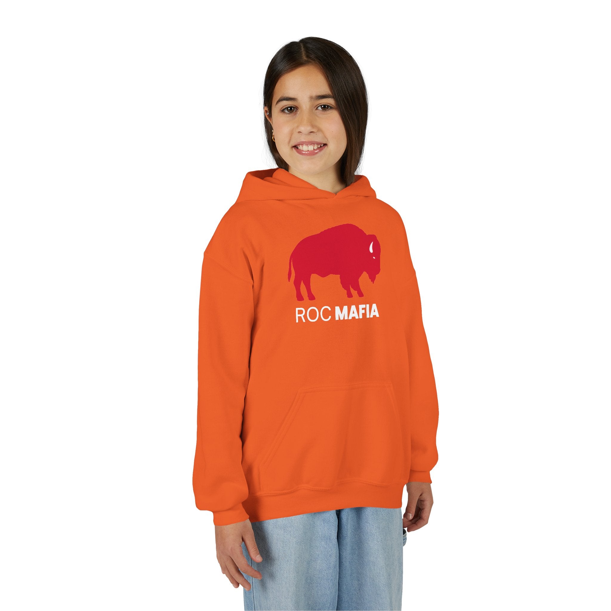 ROC MAFIA Youth Hoodie — Rochester/Buffalo Kids Spirit Sweatshirt