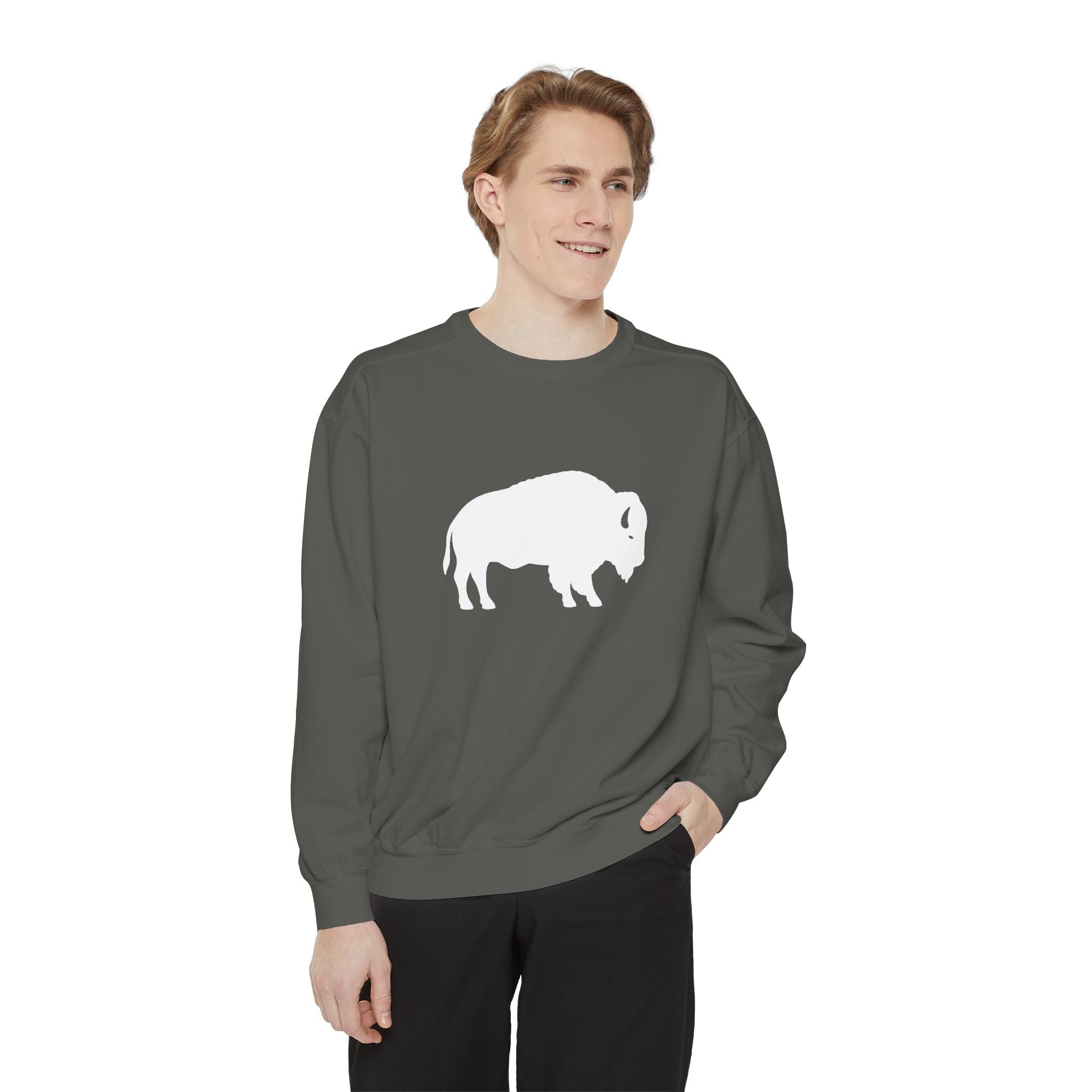 White Buffalo ROC Mafia Crewneck Sweatshirt — Comfort Colors Garment-Dyed