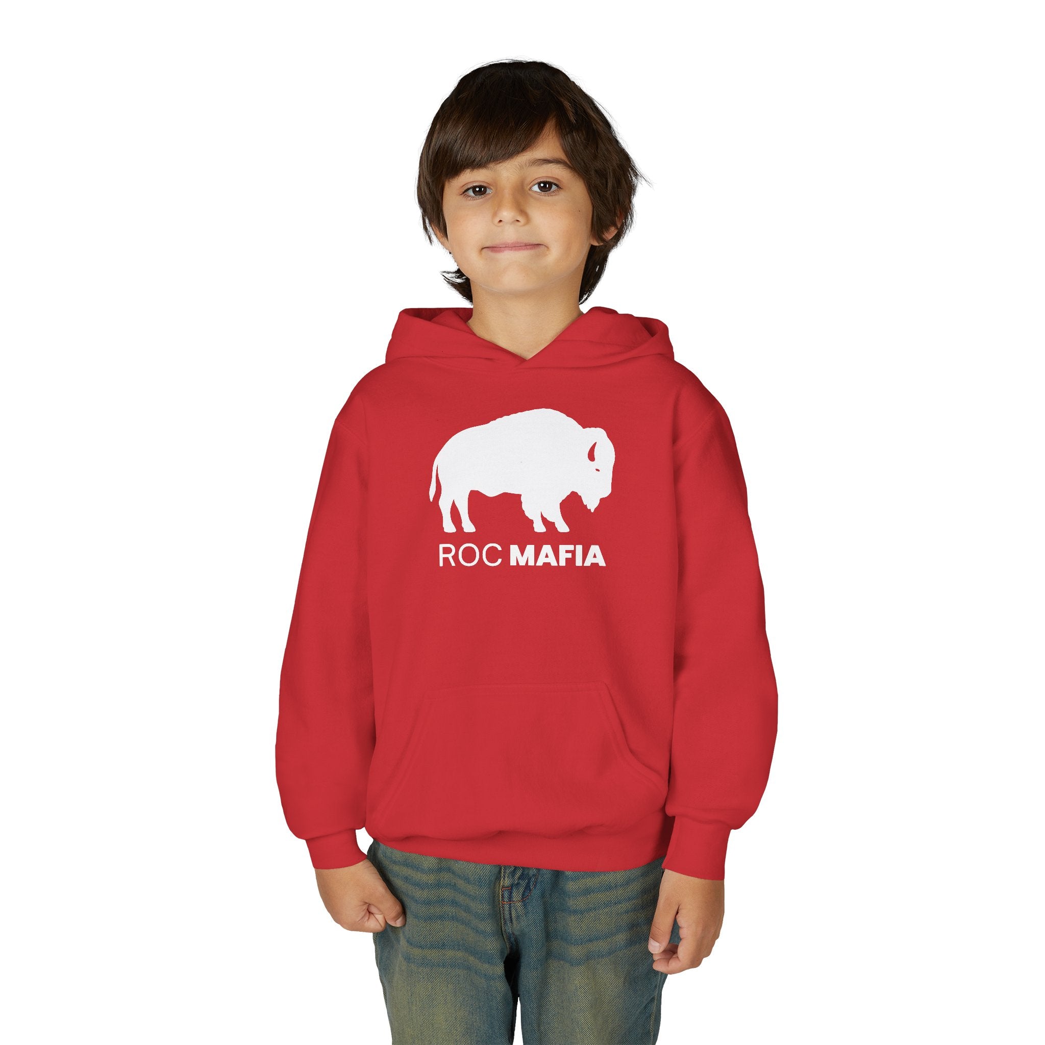 ROC MAFIA Youth Hoodie — Rochester/Buffalo Kids Spirit Sweatshirt