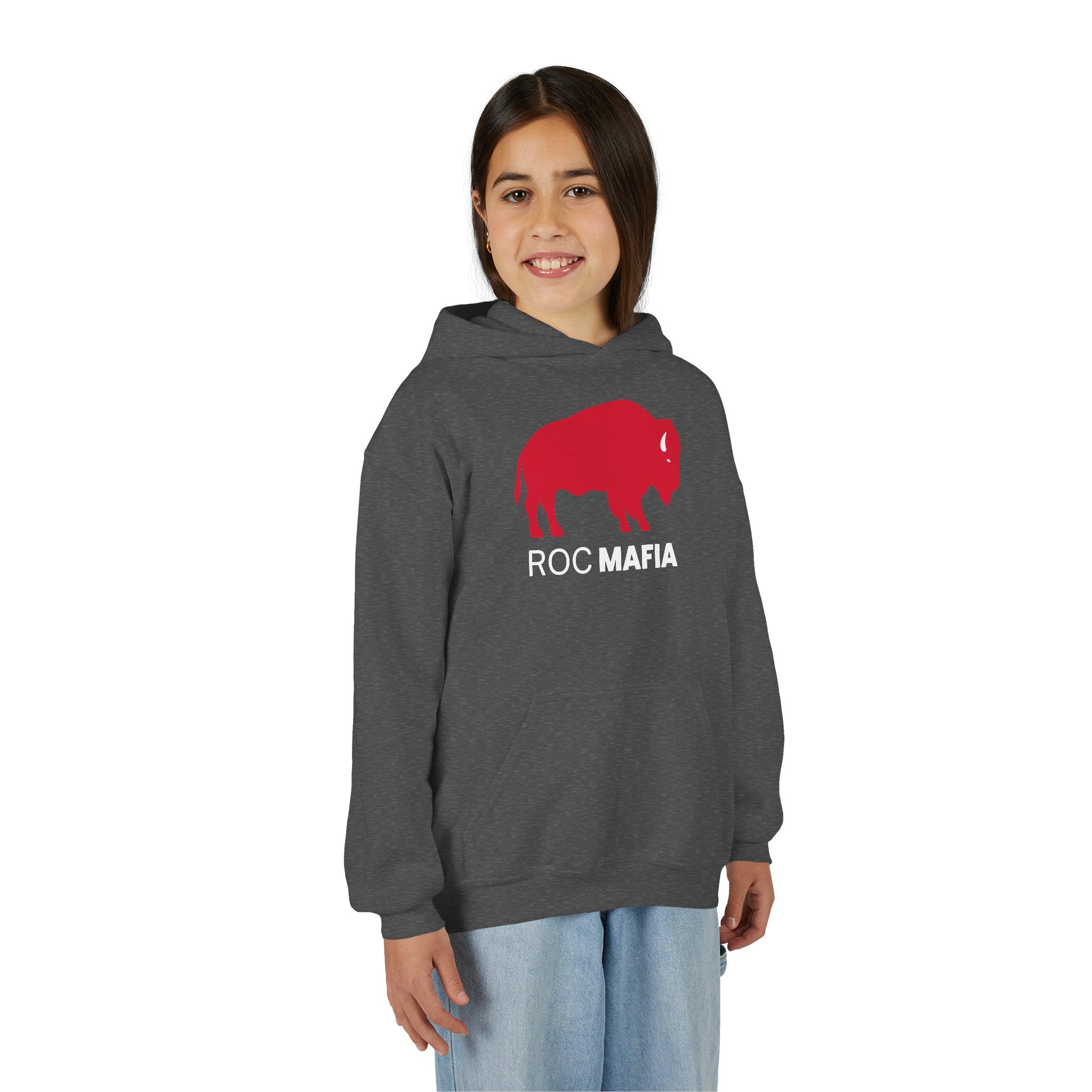 ROC MAFIA Youth Hoodie — Rochester/Buffalo Kids Spirit Sweatshirt