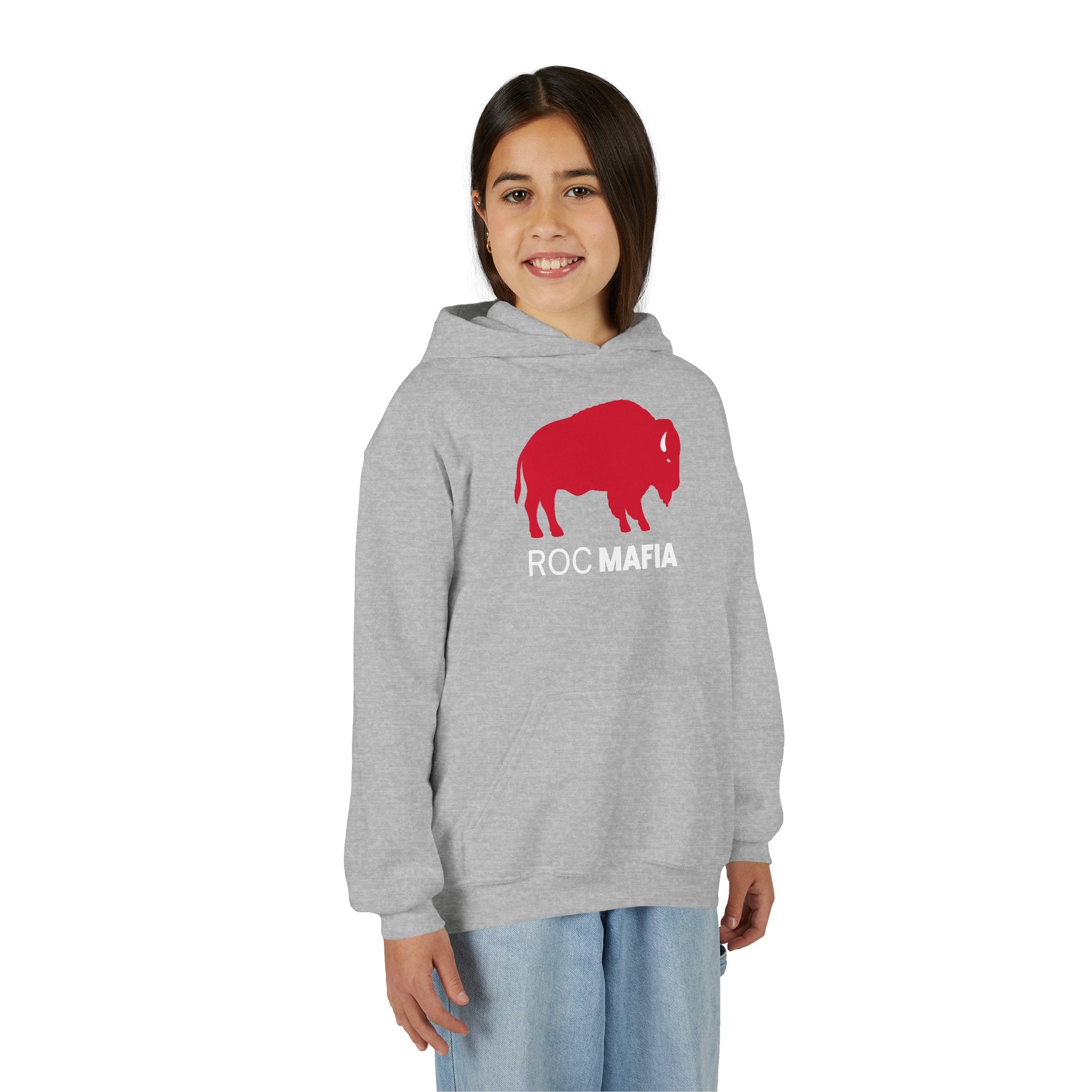 ROC MAFIA Youth Hoodie — Rochester/Buffalo Kids Spirit Sweatshirt