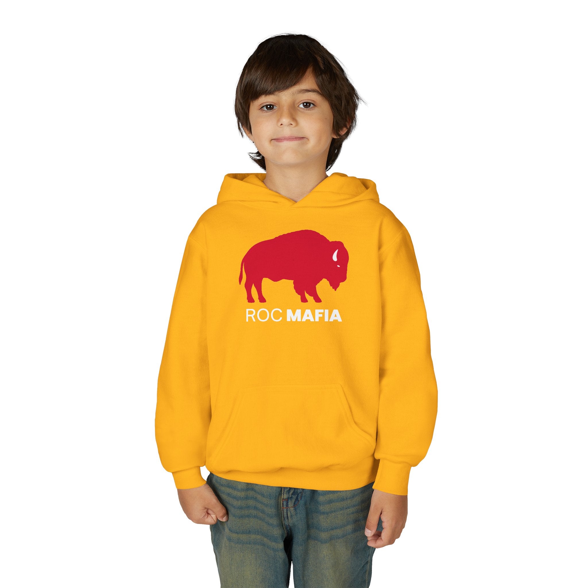 ROC MAFIA Youth Hoodie — Rochester/Buffalo Kids Spirit Sweatshirt