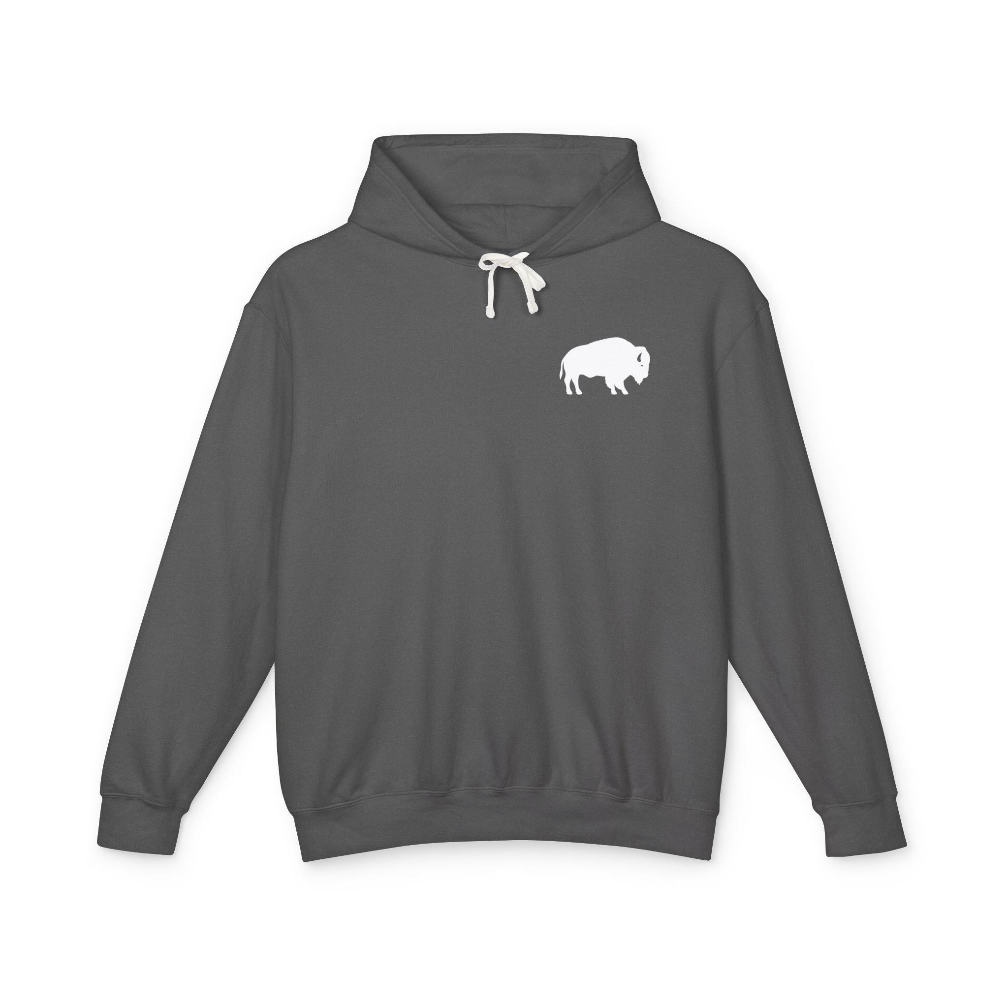 ROC MAFIA Buffalo Hoodie — Lightweight Chest-Logo Sweatshirt