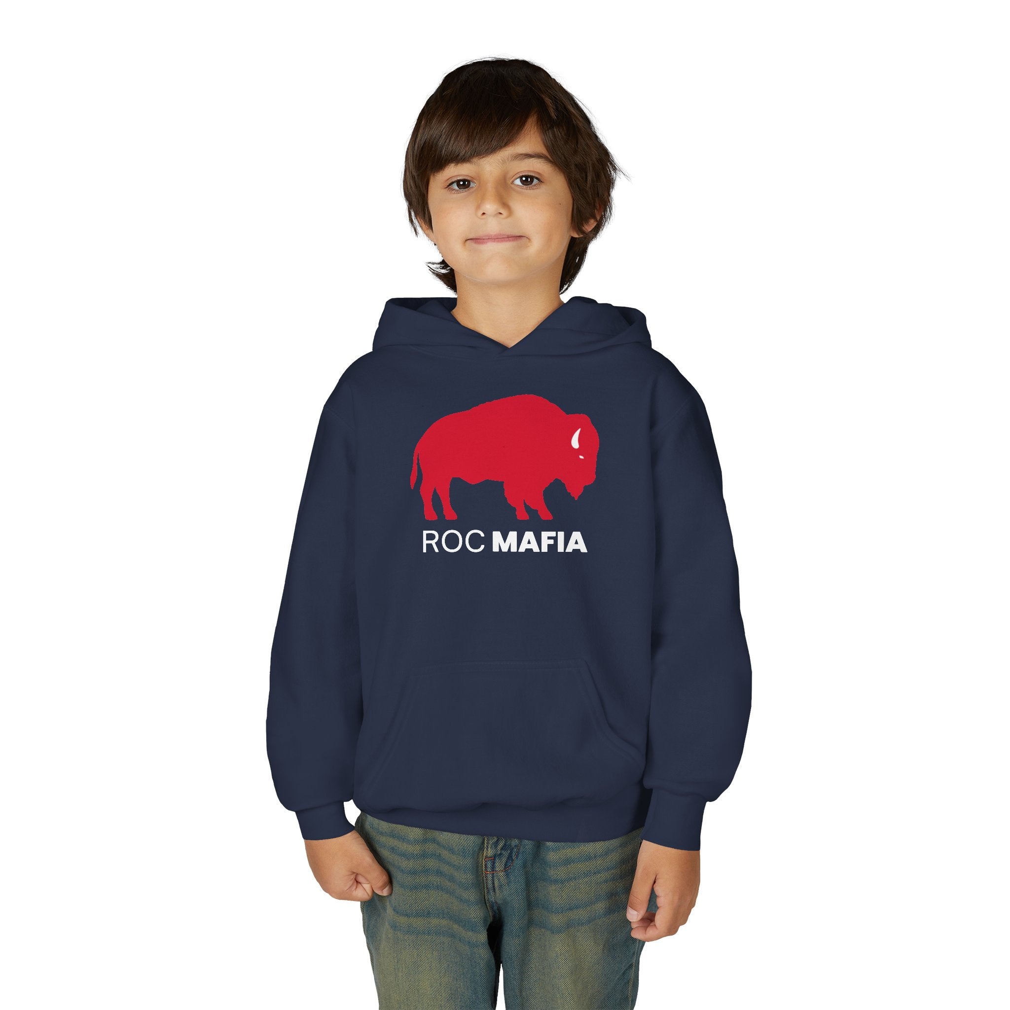 ROC MAFIA Youth Hoodie — Rochester/Buffalo Kids Spirit Sweatshirt