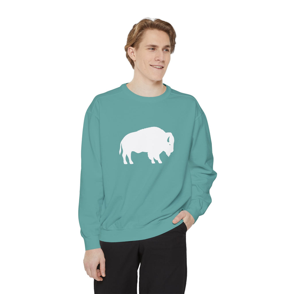 White Buffalo ROC Mafia Crewneck Sweatshirt — Comfort Colors Garment-Dyed