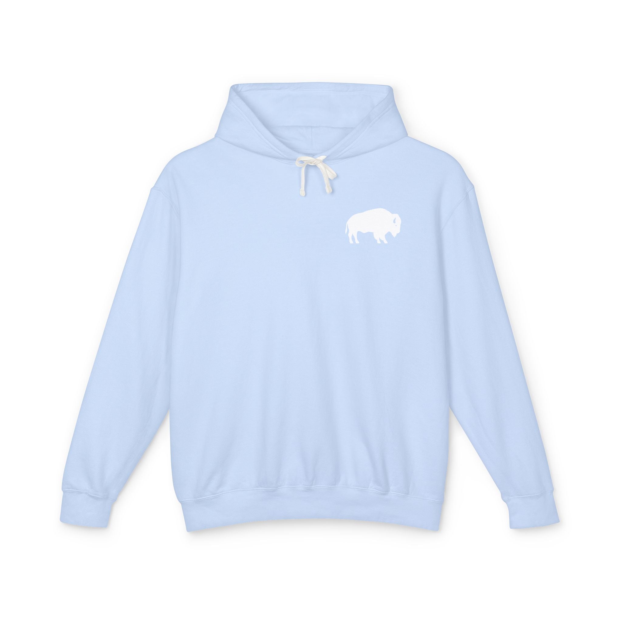 ROC MAFIA Buffalo Hoodie — Lightweight Chest-Logo Sweatshirt