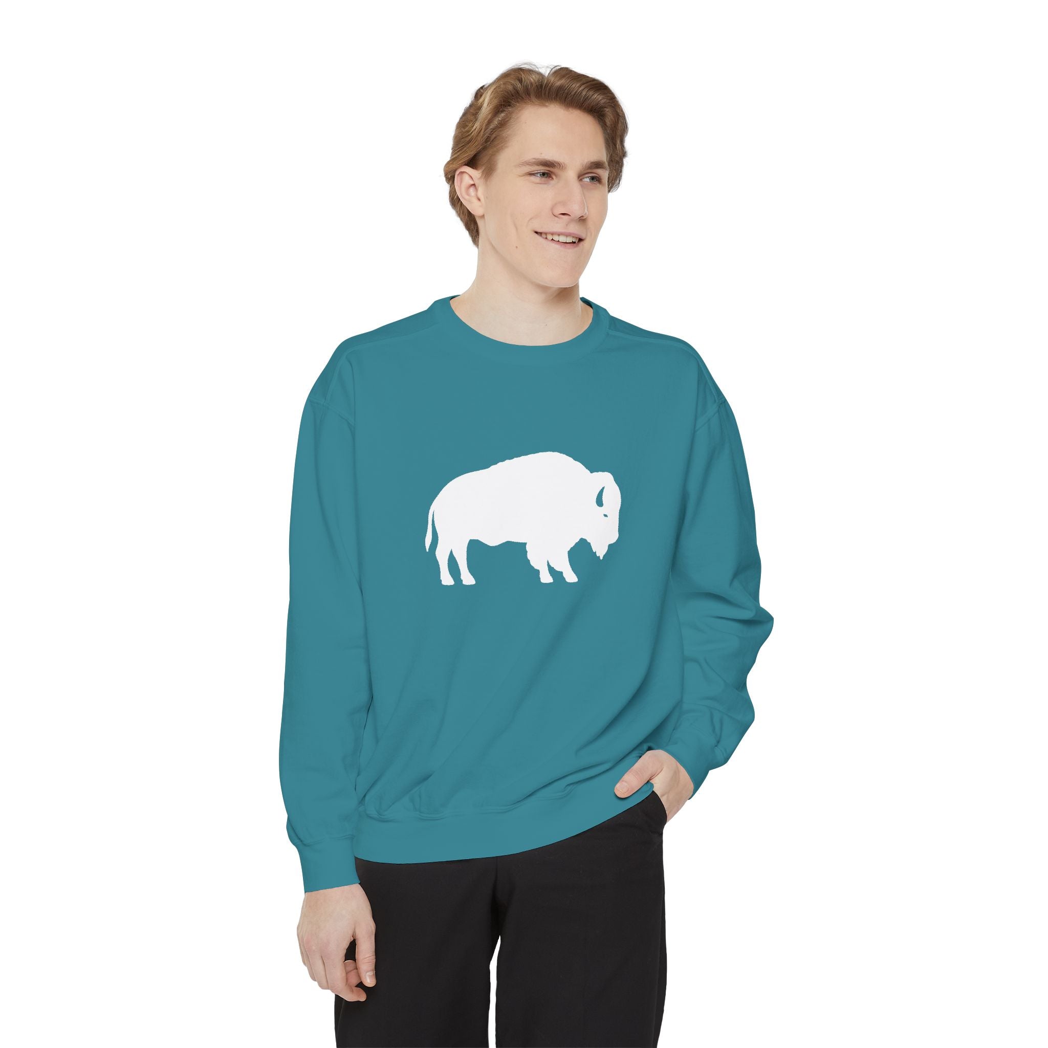 White Buffalo ROC Mafia Crewneck Sweatshirt — Comfort Colors Garment-Dyed