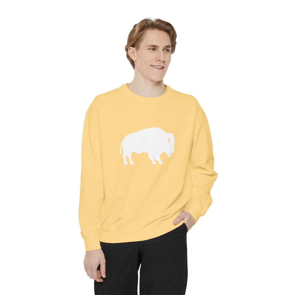 White Buffalo ROC Mafia Crewneck Sweatshirt — Comfort Colors Garment-Dyed