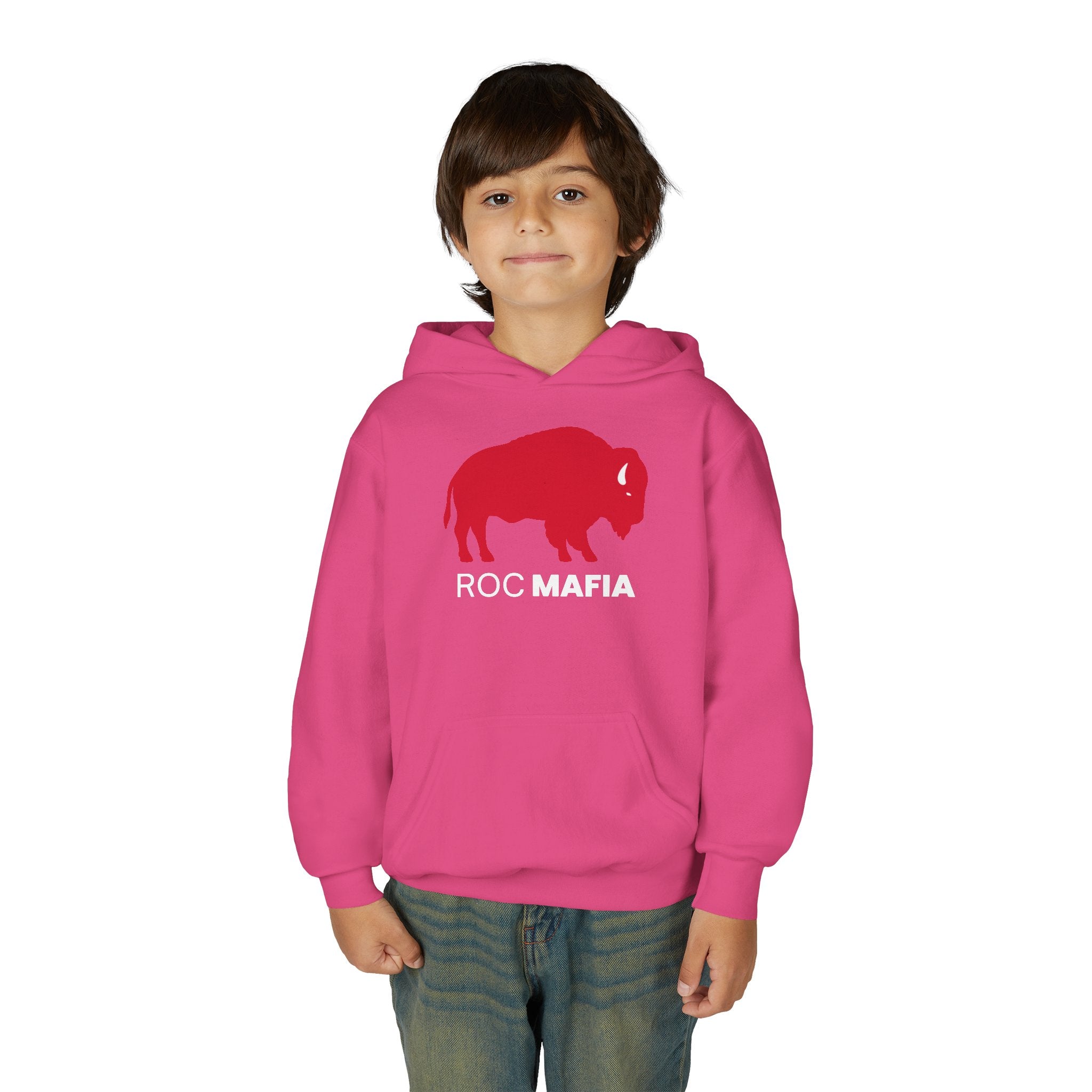 ROC MAFIA Youth Hoodie — Rochester/Buffalo Kids Spirit Sweatshirt