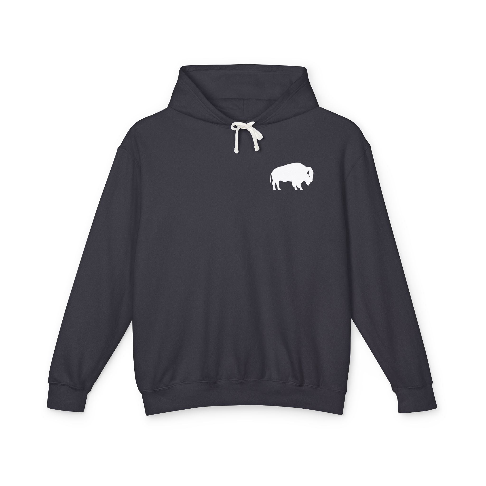 ROC MAFIA Buffalo Hoodie — Lightweight Chest-Logo Sweatshirt