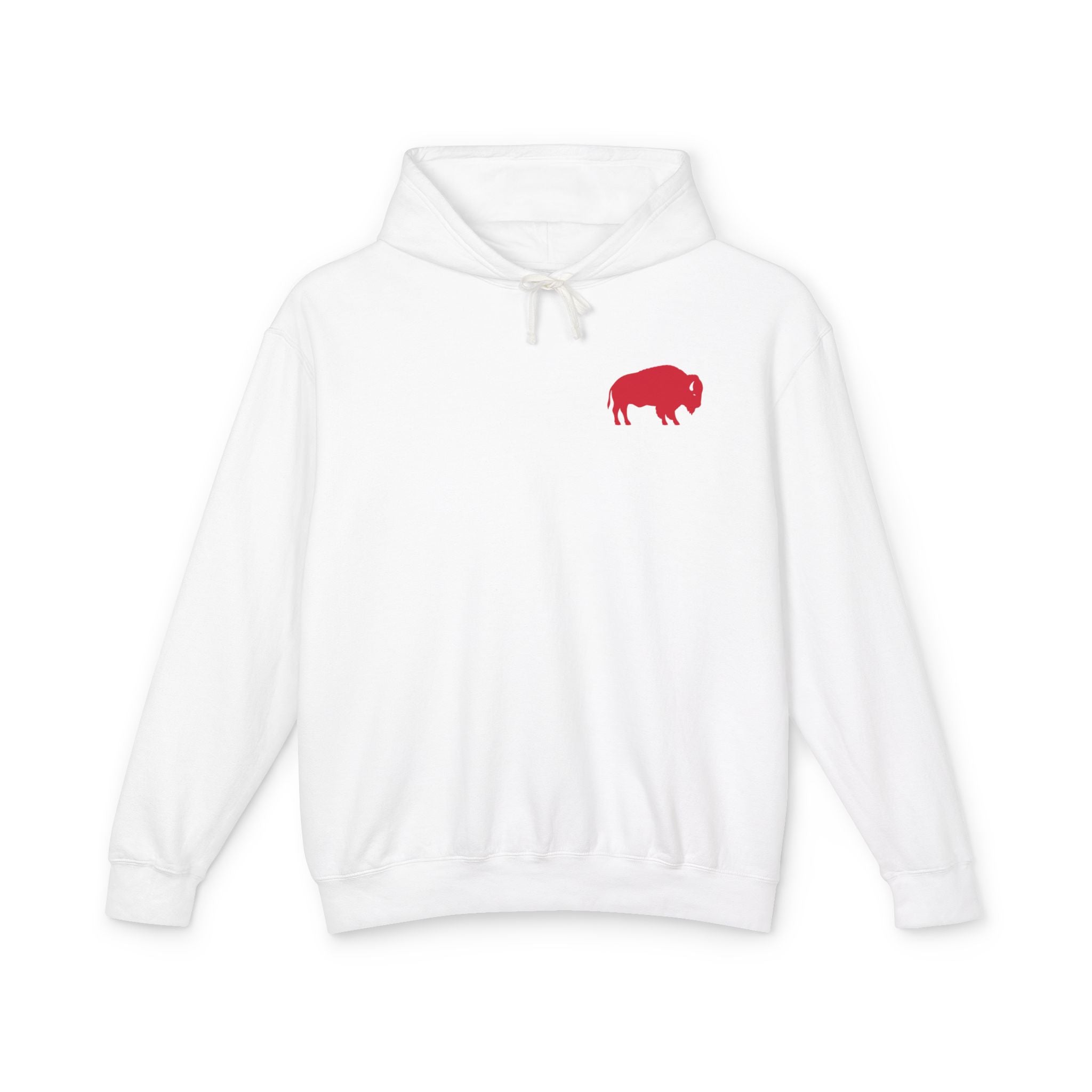 ROC MAFIA Buffalo Hoodie — Lightweight Chest-Logo Sweatshirt