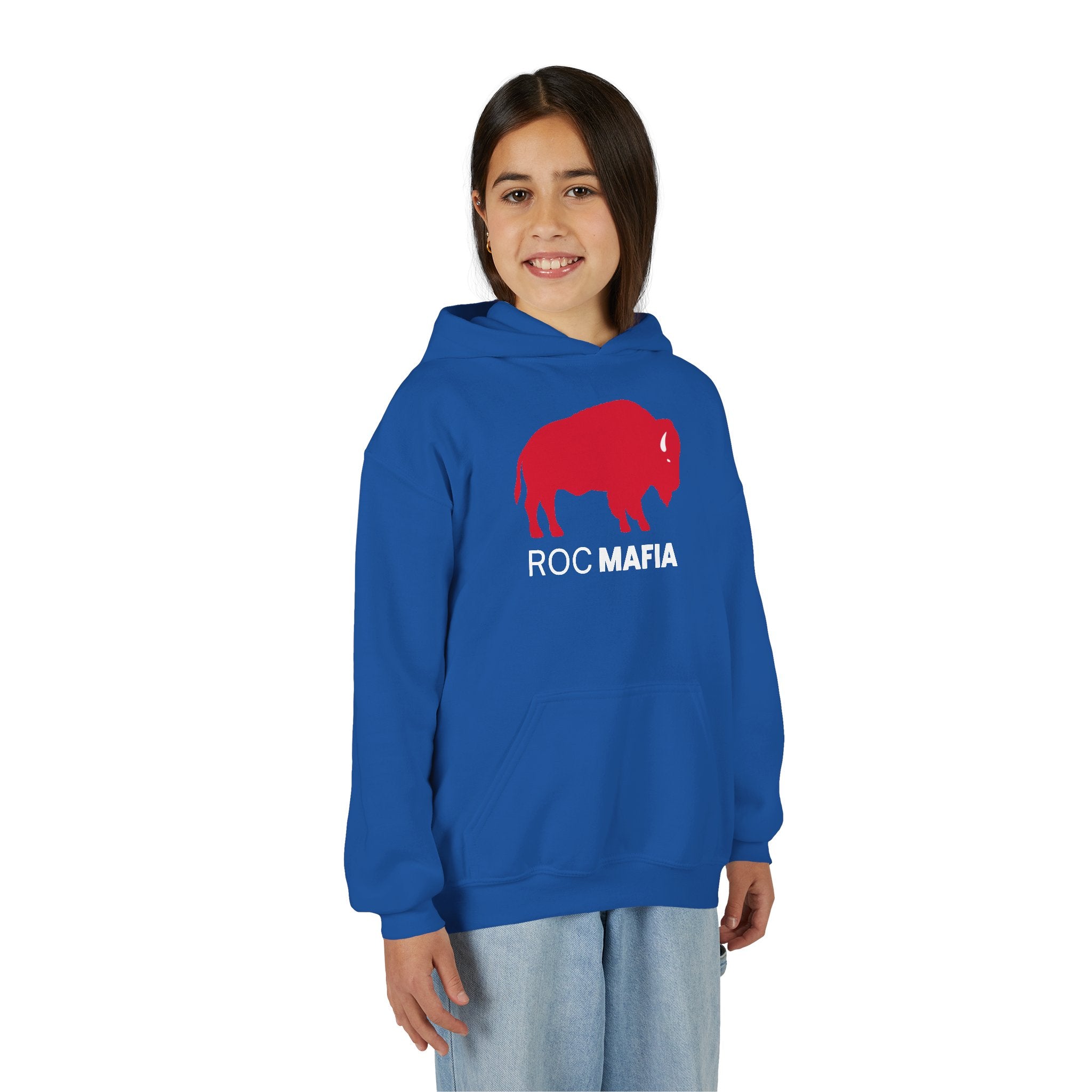 ROC MAFIA Youth Hoodie — Rochester/Buffalo Kids Spirit Sweatshirt
