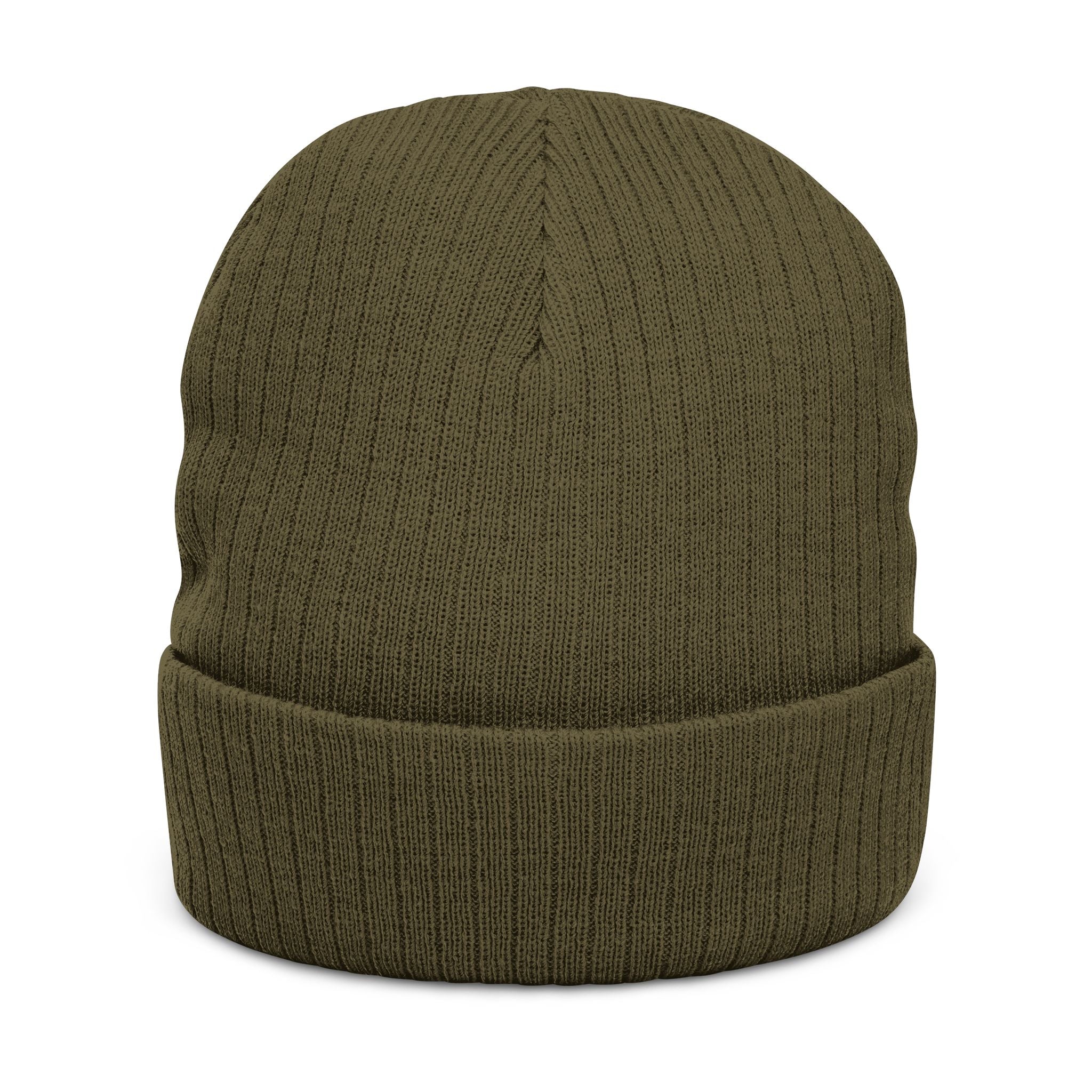 ROC MAFIA Embroidered Beanie — MAFIA Ribbed Knit Winter Hat
