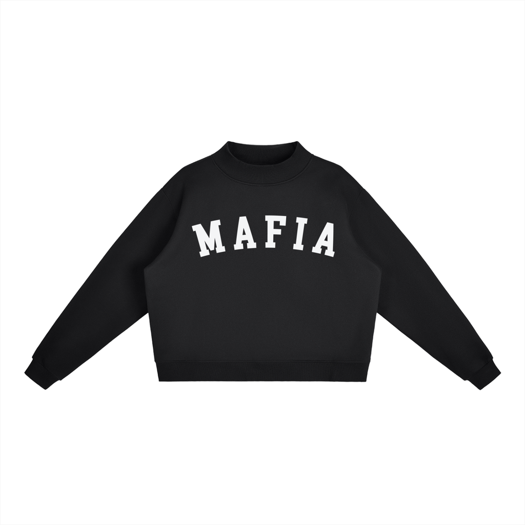 MAFIA by ROC MAFIA -Mock-Neck Crew Sweatshirt