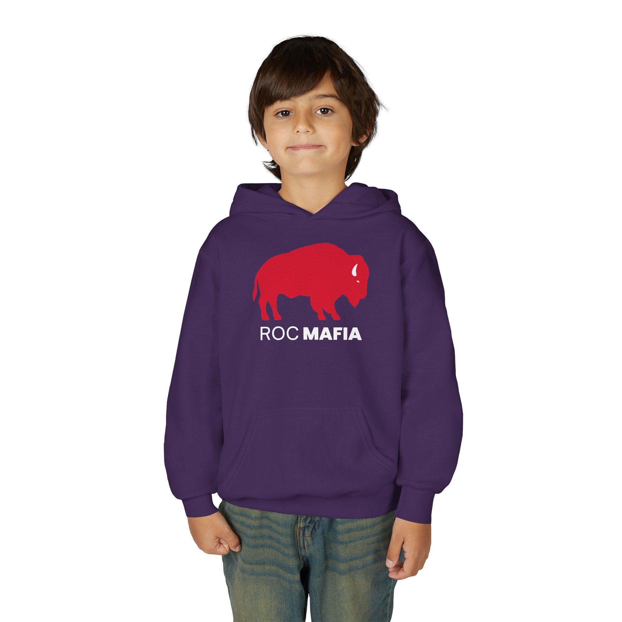 ROC MAFIA Youth Hoodie — Rochester/Buffalo Kids Spirit Sweatshirt