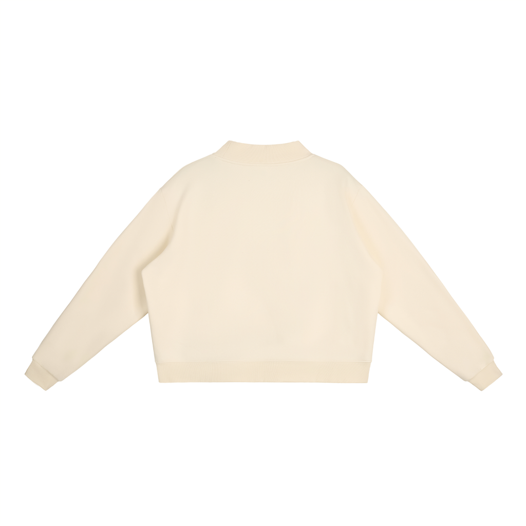 Buffalo Mock-Neck Crew Sweatshirt by ROC MAFIA