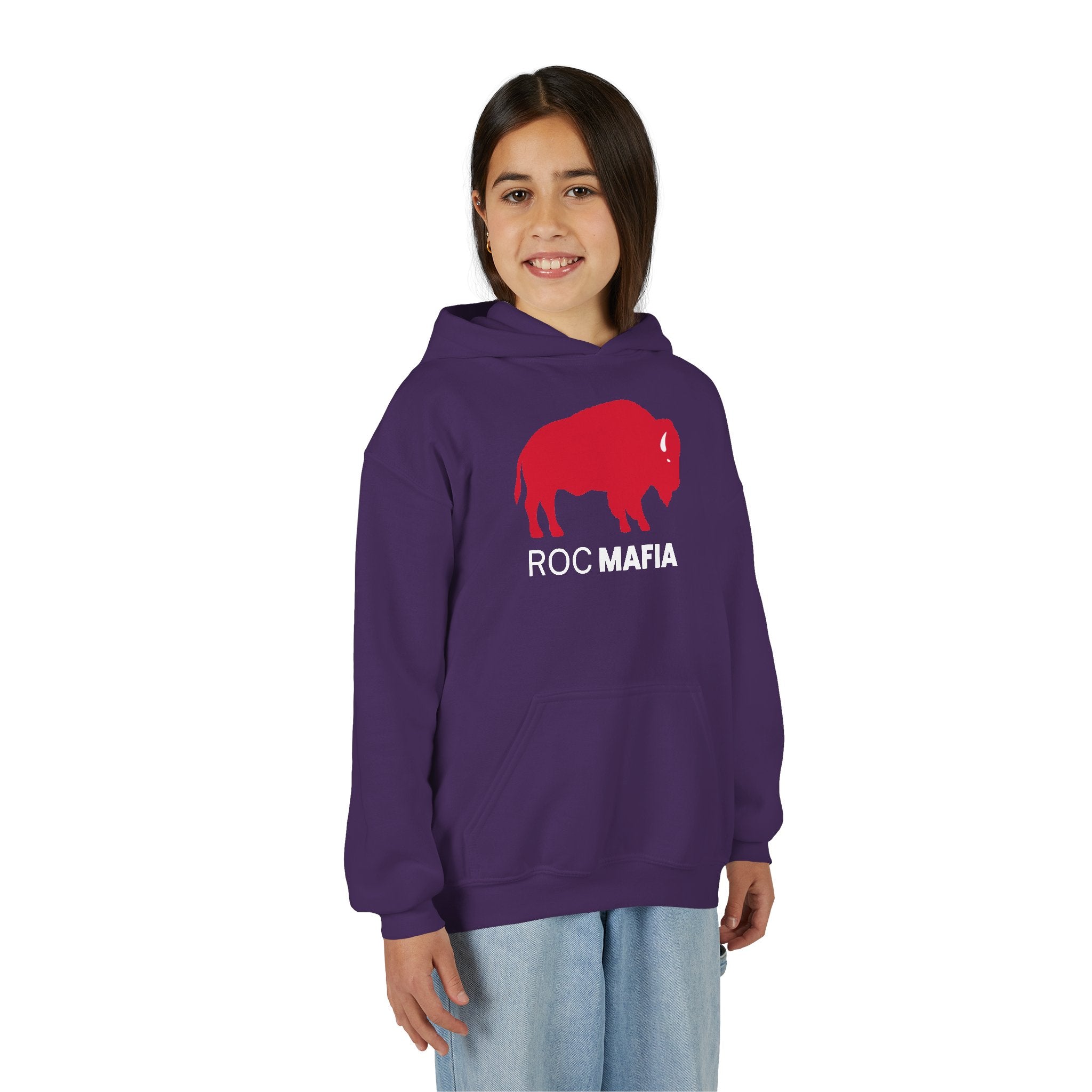 ROC MAFIA Youth Hoodie — Rochester/Buffalo Kids Spirit Sweatshirt