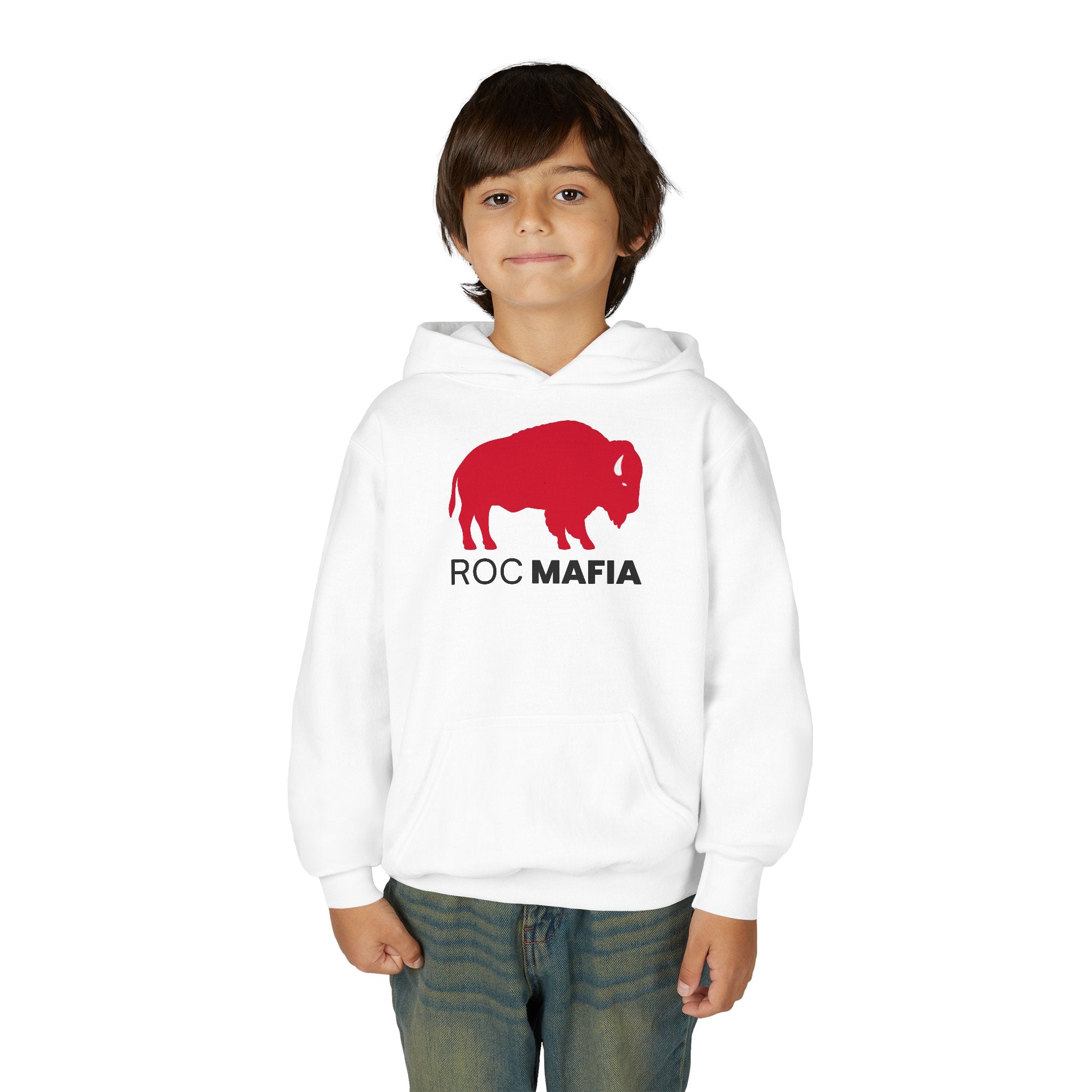 ROC MAFIA Youth Hoodie — Rochester/Buffalo Kids Spirit Sweatshirt