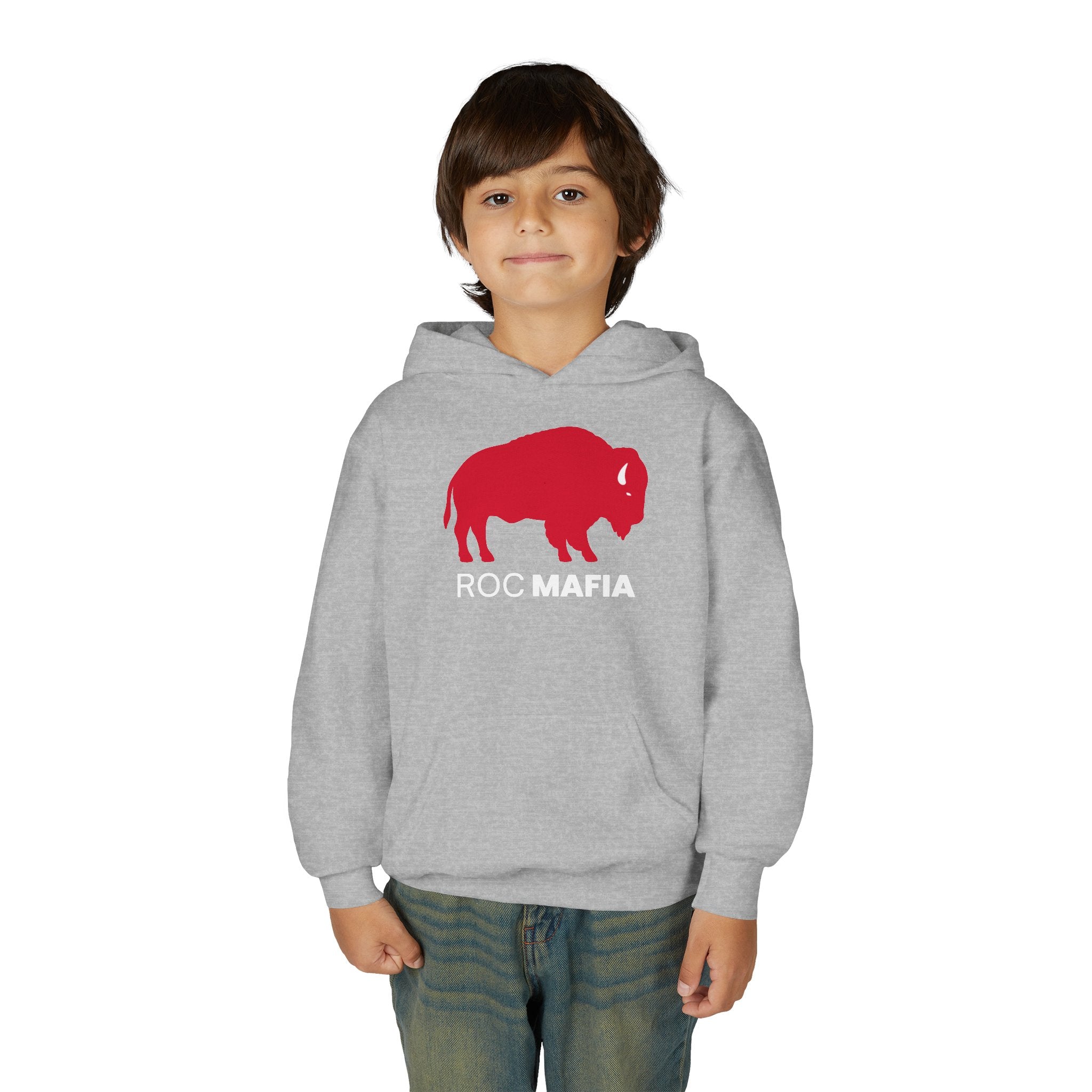 ROC MAFIA Youth Hoodie — Rochester/Buffalo Kids Spirit Sweatshirt