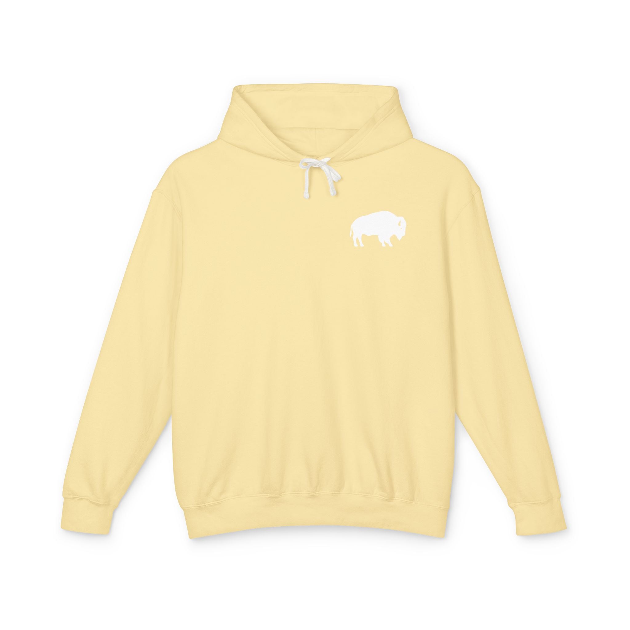 ROC MAFIA Buffalo Hoodie — Lightweight Chest-Logo Sweatshirt