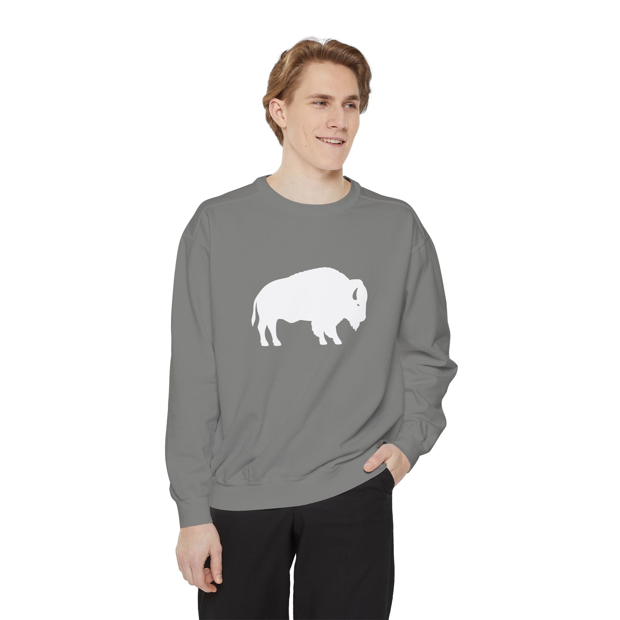 White Buffalo ROC Mafia Crewneck Sweatshirt — Comfort Colors Garment-Dyed