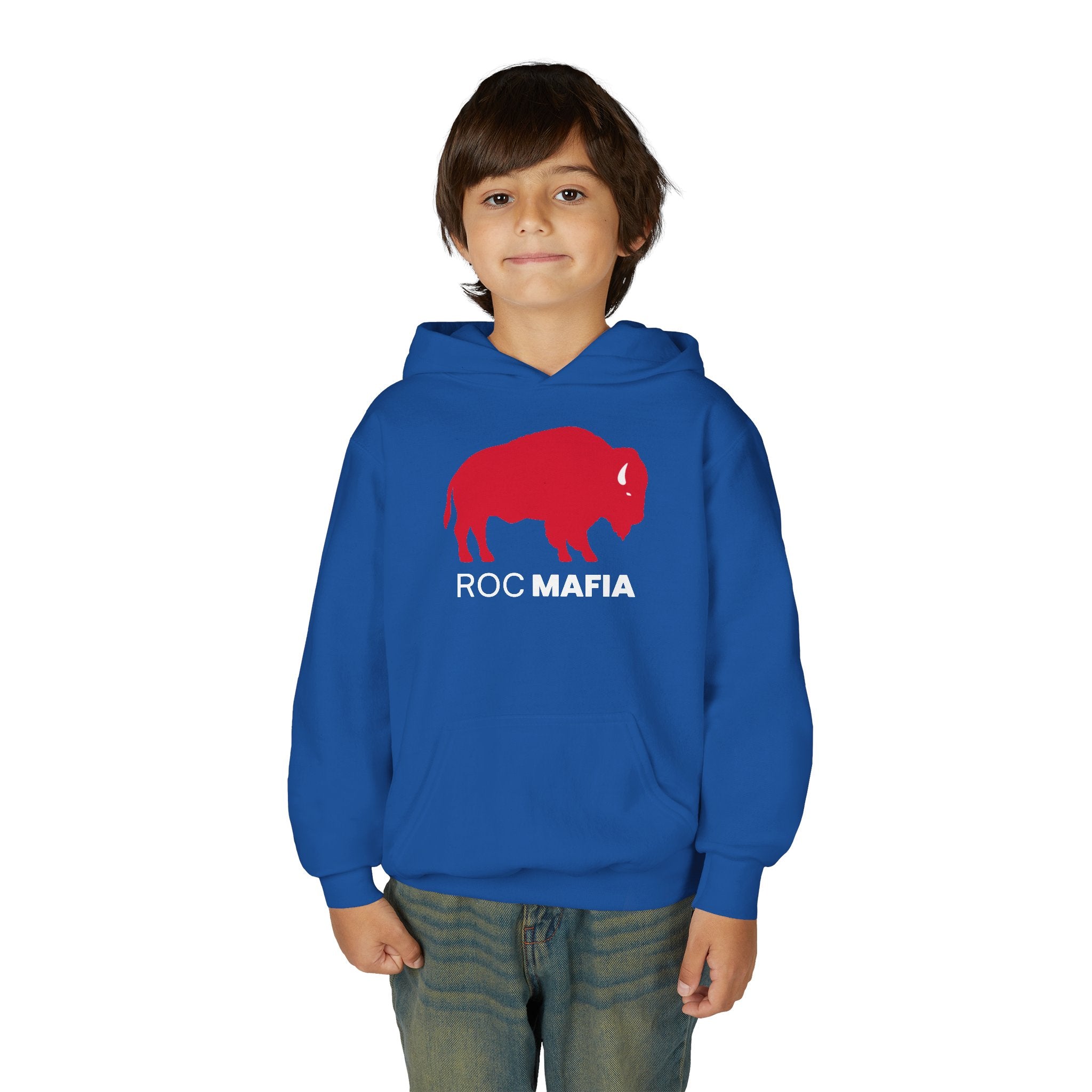 ROC MAFIA Youth Hoodie — Rochester/Buffalo Kids Spirit Sweatshirt