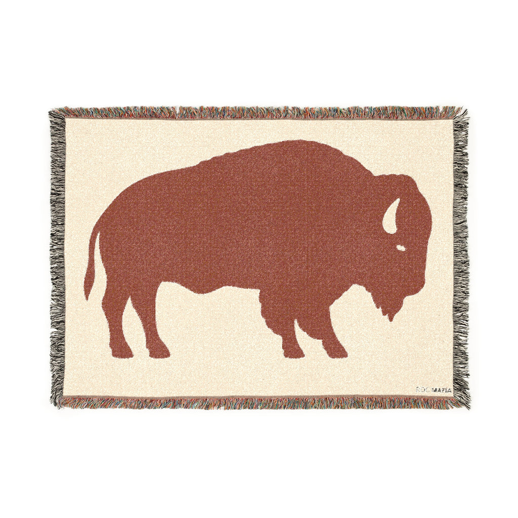 Buffalo - Rustic Bison Throw for Cabin, Living Room, and Outdoors