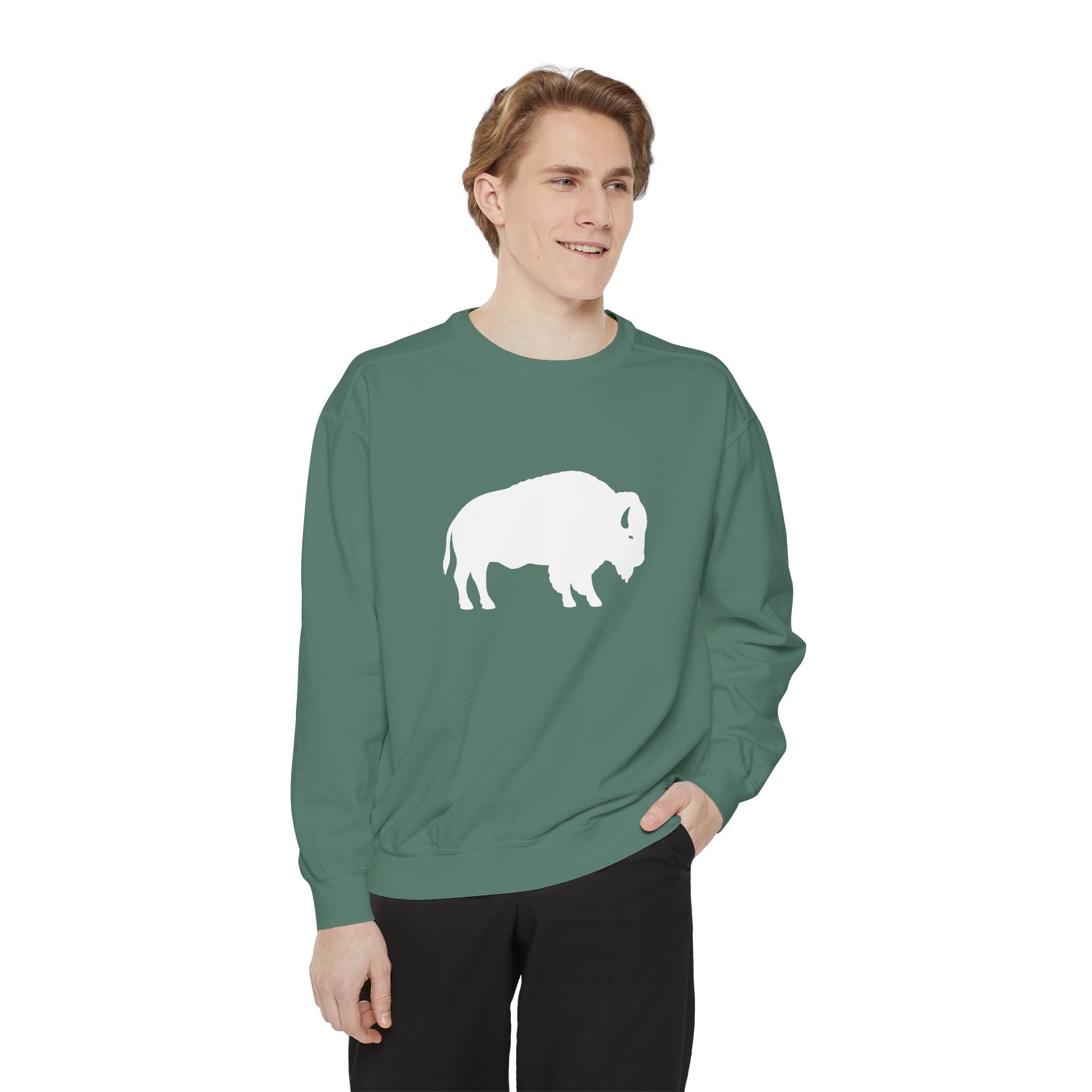 White Buffalo ROC Mafia Crewneck Sweatshirt — Comfort Colors Garment-Dyed