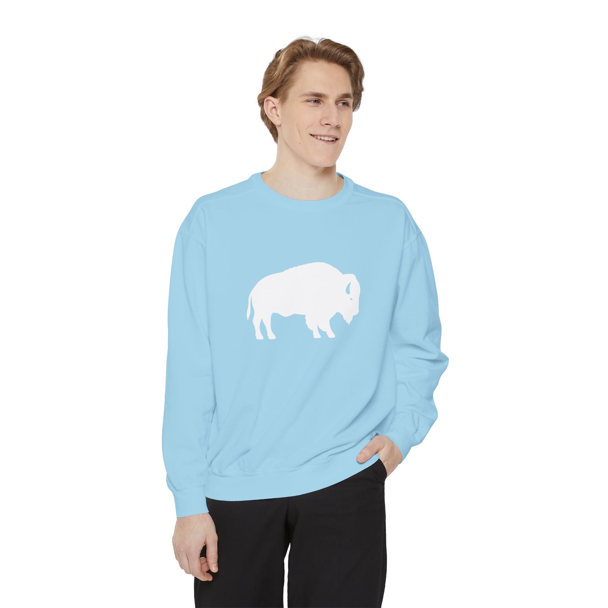 White Buffalo ROC Mafia Crewneck Sweatshirt — Comfort Colors Garment-Dyed