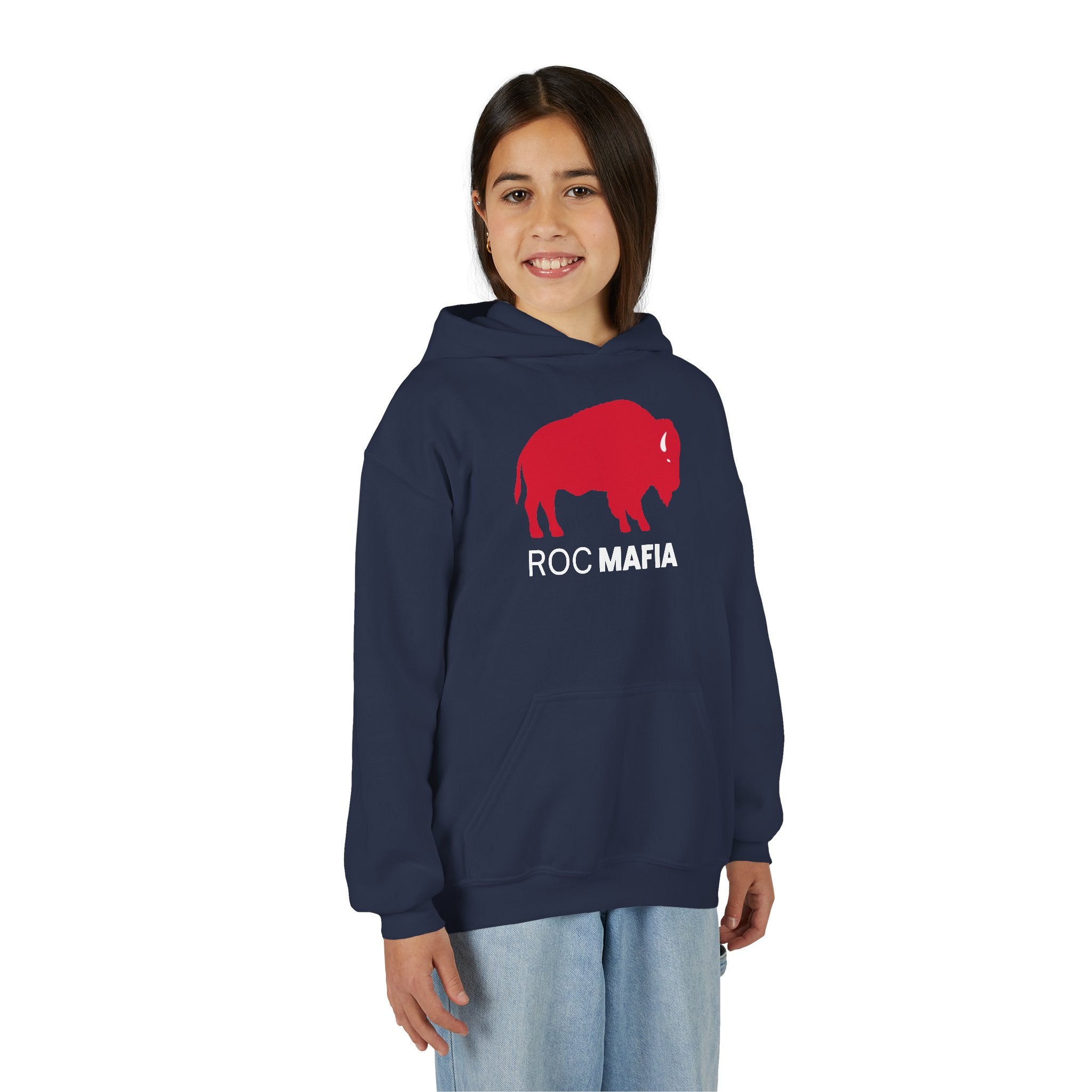 ROC MAFIA Youth Hoodie — Rochester/Buffalo Kids Spirit Sweatshirt