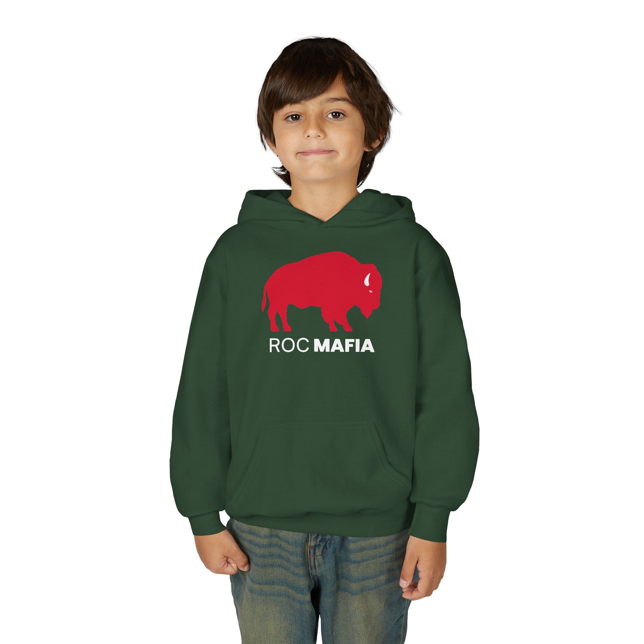 ROC MAFIA Youth Hoodie — Rochester/Buffalo Kids Spirit Sweatshirt