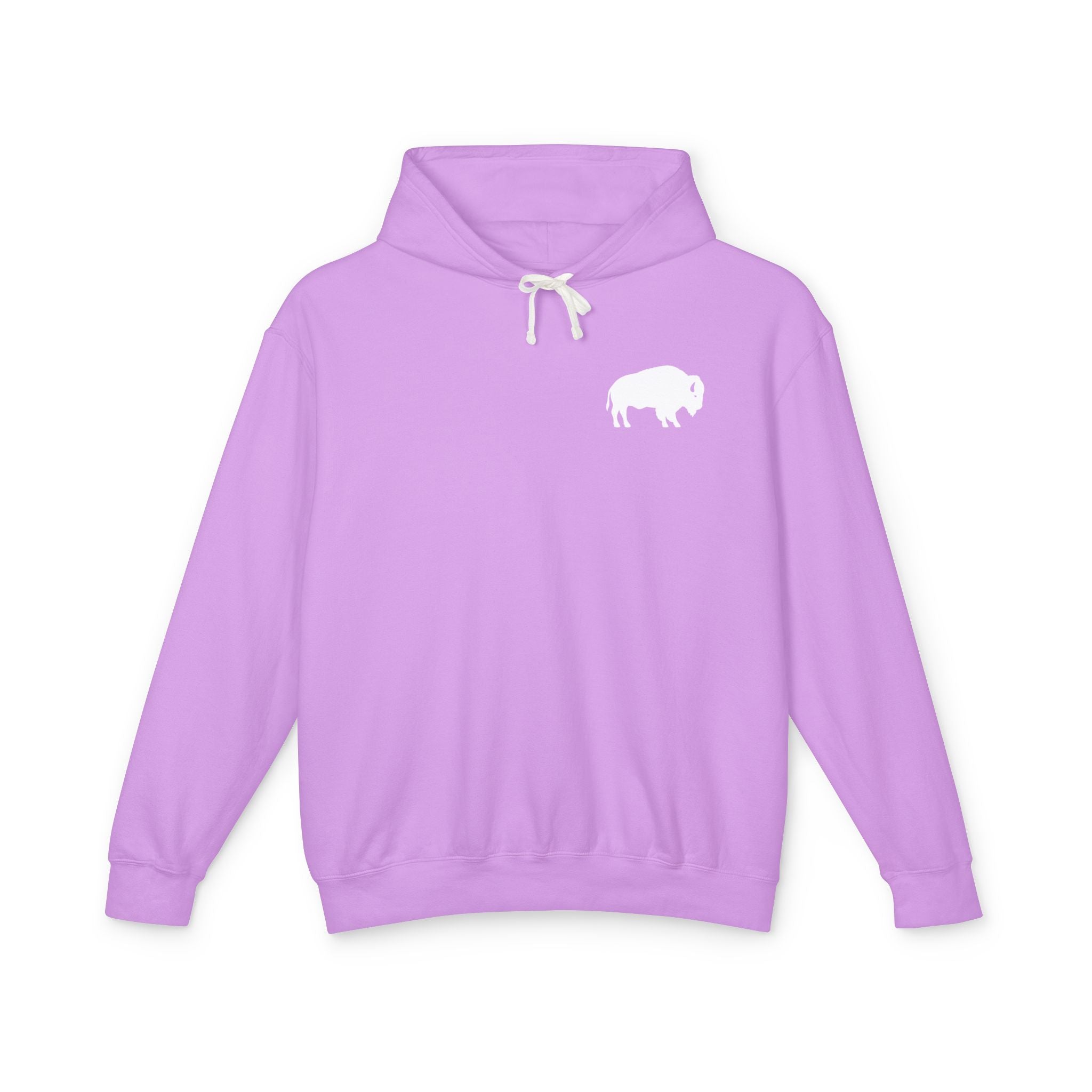 ROC MAFIA Buffalo Hoodie — Lightweight Chest-Logo Sweatshirt