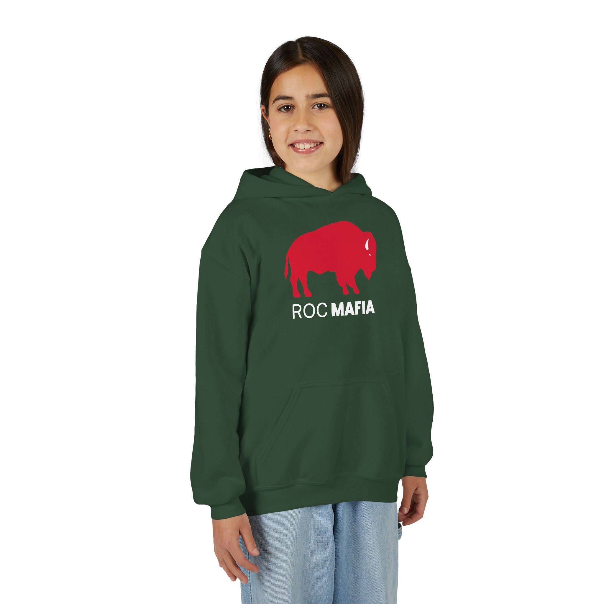 ROC MAFIA Youth Hoodie — Rochester/Buffalo Kids Spirit Sweatshirt
