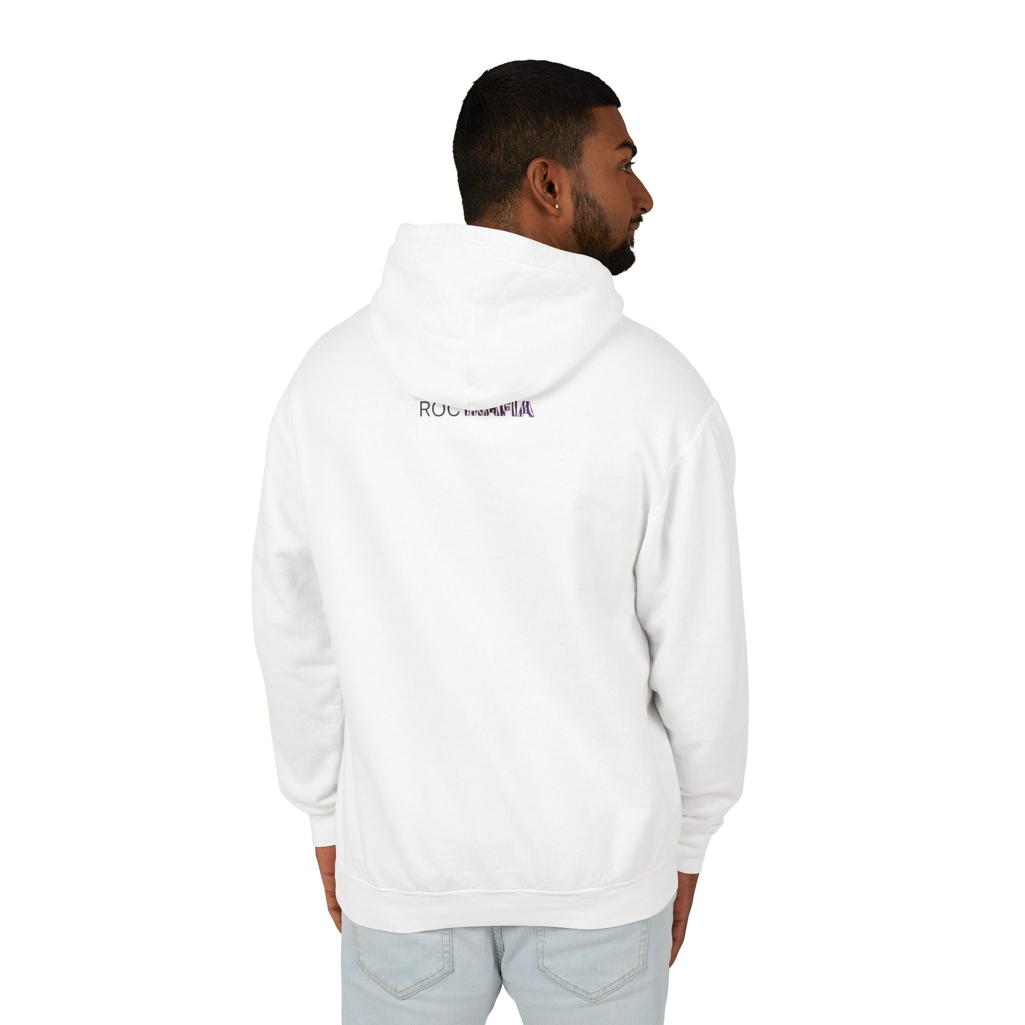 ROC MAFIA Buffalo Hoodie — Lightweight Chest-Logo Sweatshirt