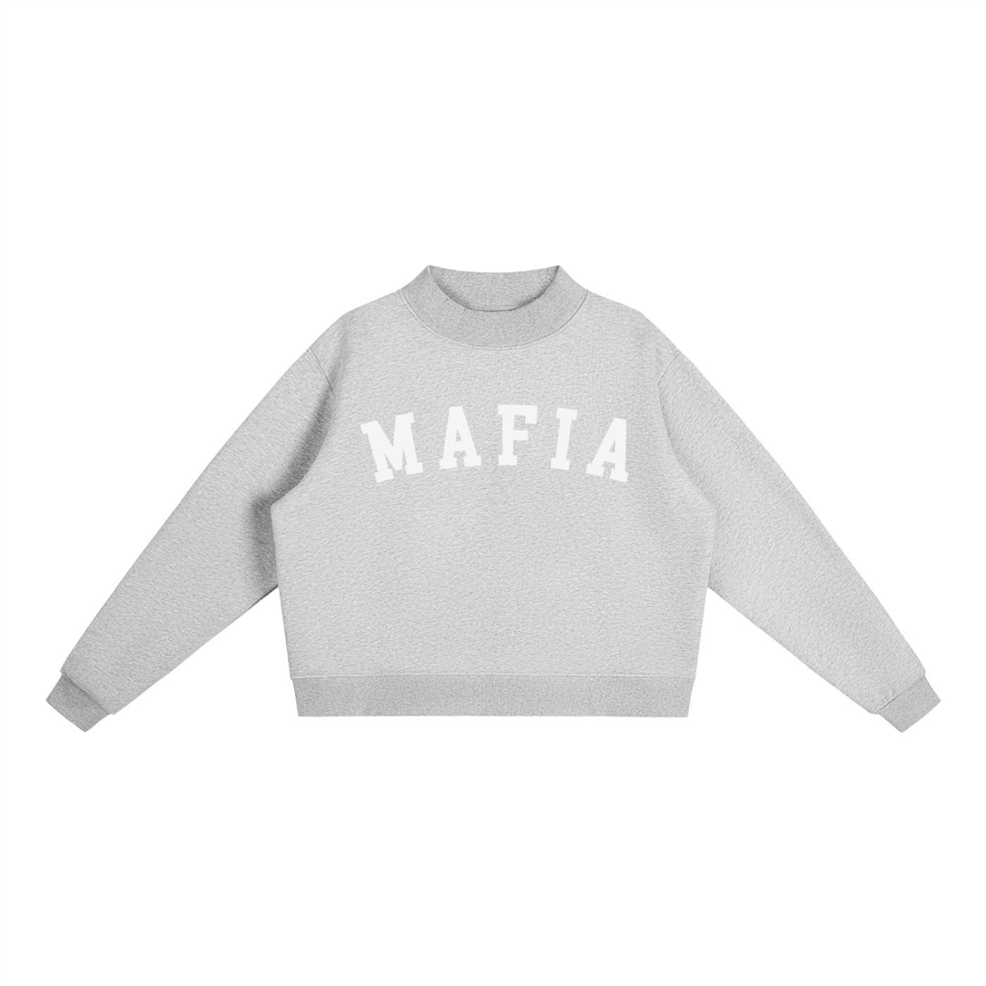 MAFIA by ROC MAFIA -Mock-Neck Crew Sweatshirt