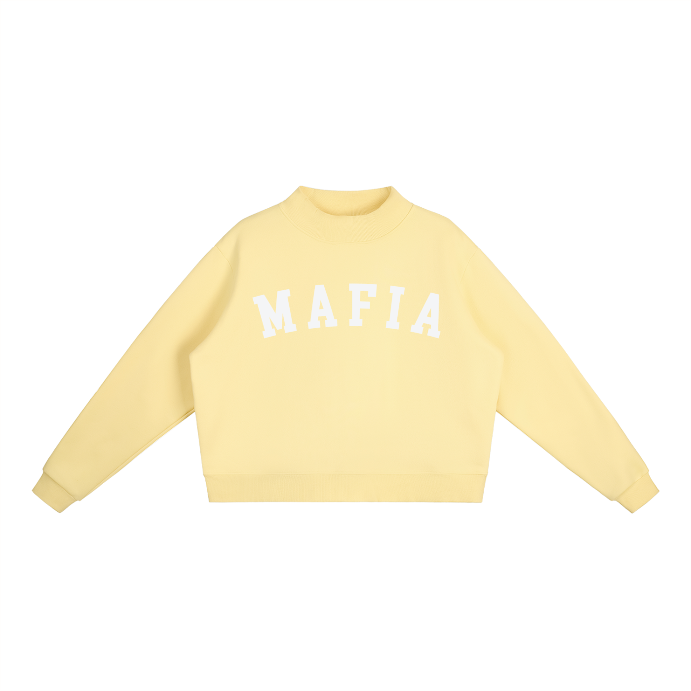 MAFIA by ROC MAFIA -Mock-Neck Crew Sweatshirt