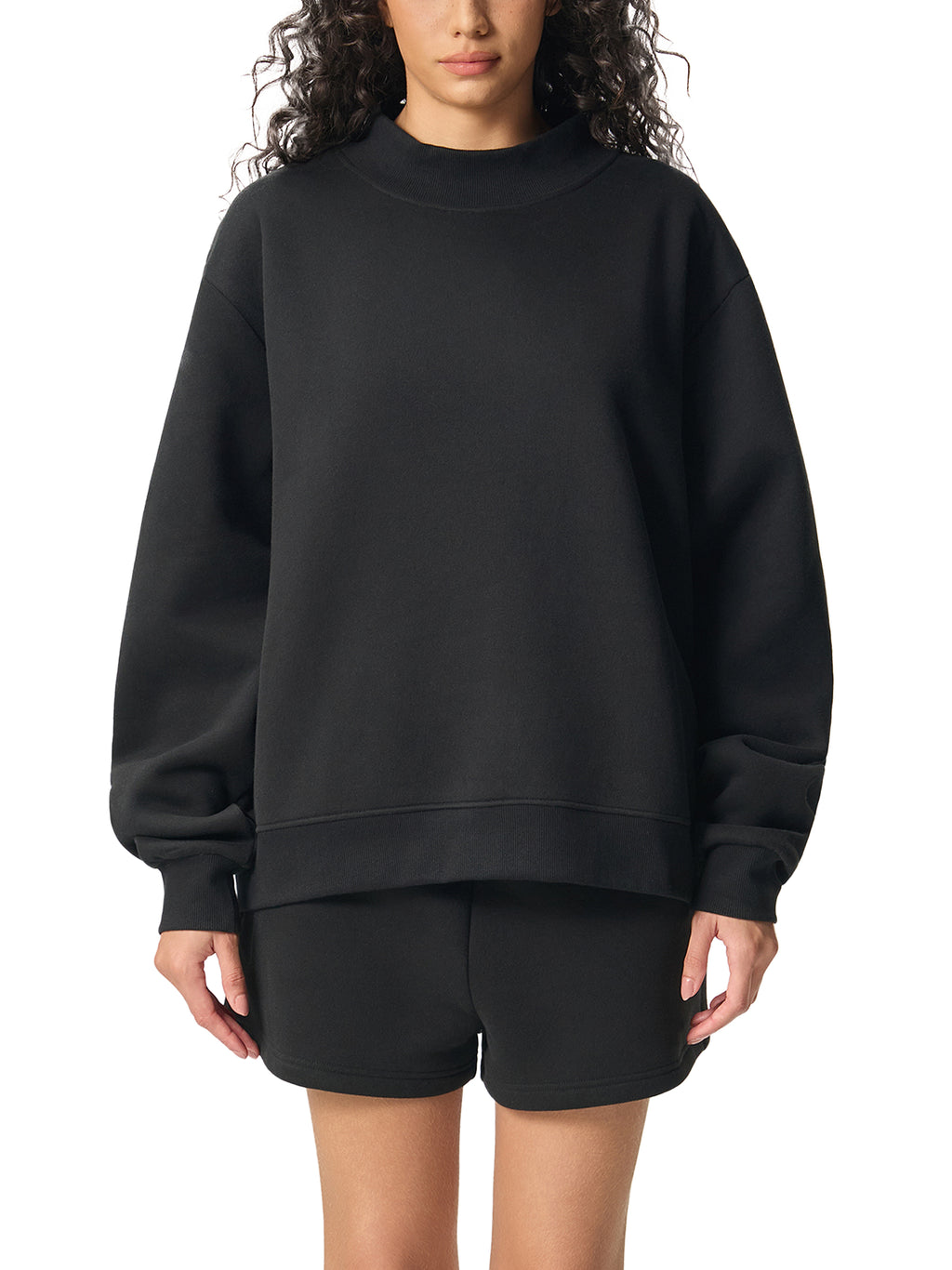 MAFIA by ROC MAFIA -Mock-Neck Crew Sweatshirt