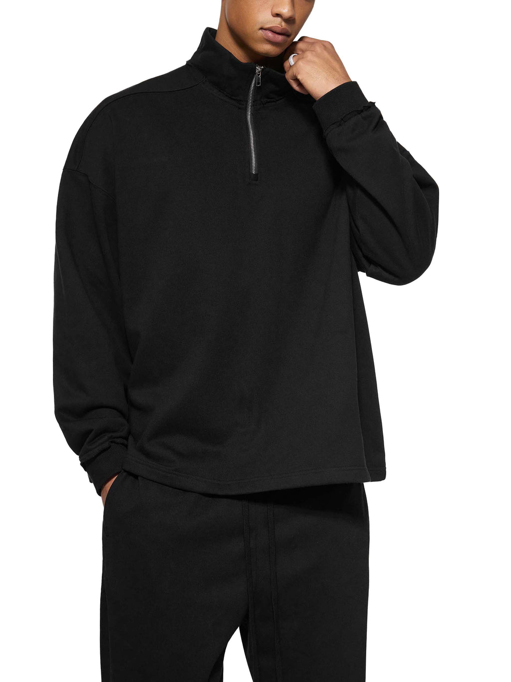 ROC MAFIA Quarter-Zip Sweatshirt