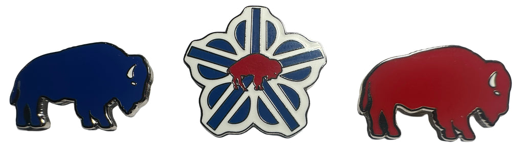 Rochester Buffalo Trio - Enamel Pin Set (3 pins)