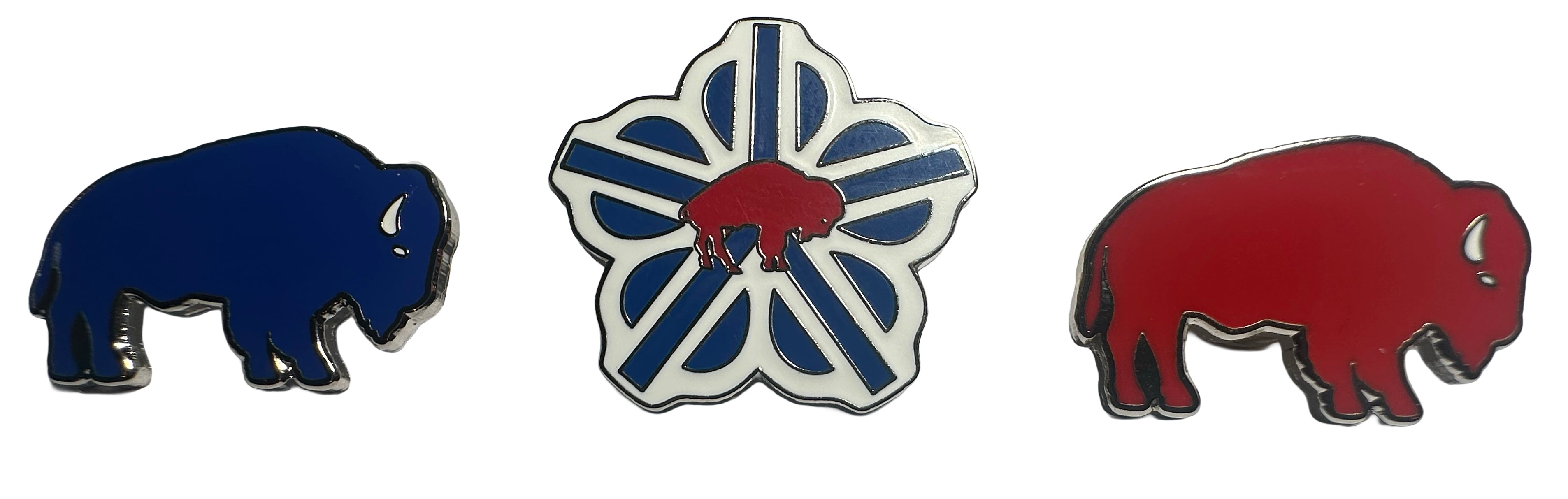 Rochester Buffalo Trio - Enamel Pin Set (3 pins)